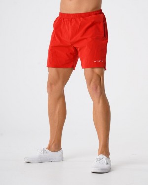 NVGTN Flex Miesten Shortsit Punainen | FI210WN